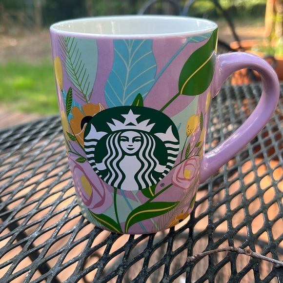 Starbucks  2020 Lilac Floral Siren Mug Cup Spring
 Sunmer - Picture 1 of 7